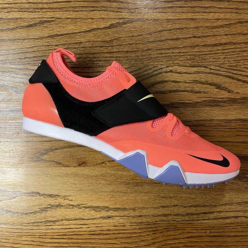 Nike Pole Vault Elite Track Field Spikes Mango Orange Men’s Size 12 NEW